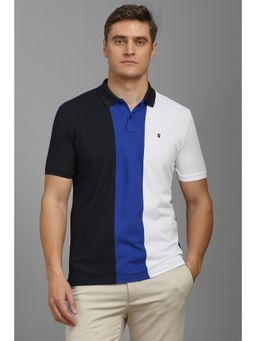 Louis Philippe - Men Multi-Color Polo T-shirt