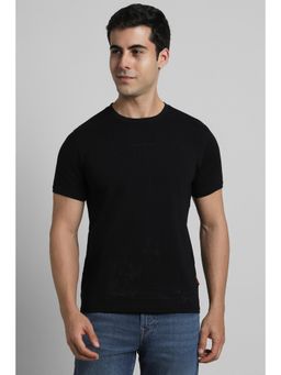 Simon Carter - Half Sleeves Black T-shirt