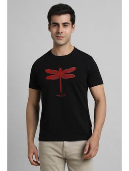 Simon Carter - Half Sleeves Black T-shirt