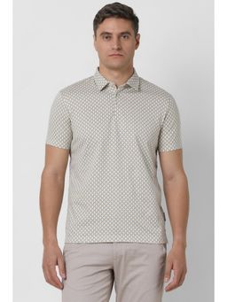 Van Heusen - Men Multi-Color Printed Polo T-shirt