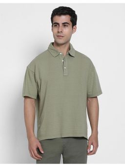 American Eagle - Men Olive Polo T-shirt