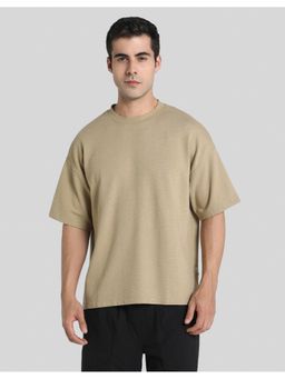 American Eagle - Men Oversized Solid T-shirt