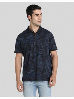 American Eagle - Men Blue Flex Pique Polo T-shirt