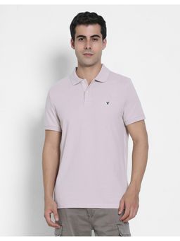 American Eagle - Men Purple Slim Fit Flex Pique Polo T-shirt