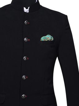 CHOKORE - Men Wildlife Printed Green Pocket Square
