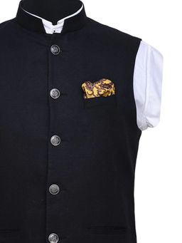 CHOKORE - Men Indian At Heart Printed Multi-Color Pocket Square