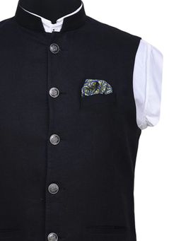 CHOKORE - Men Indian At Heart Printed Multi-Color Pocket Square