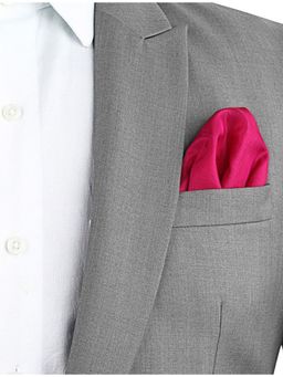 CHOKORE - Men Solid/Plain Pink Pocket Square