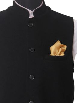 CHOKORE - Men Solid/Plain Beige Pocket Square