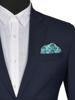 CHOKORE - Men Printed Blue Pocket Square