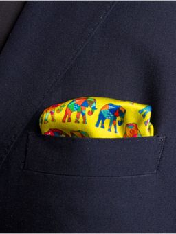 CHOKORE - Men Printed Multi-Color Pocket Square