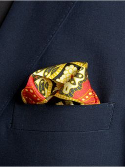 CHOKORE - Men Printed Multi-Color Pocket Square