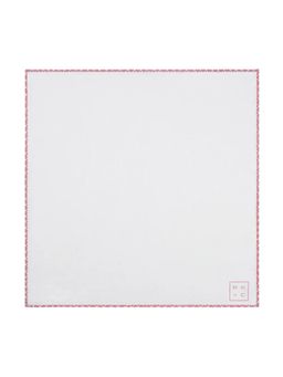 CHOKORE - Men Solid/Plain Silver Pocket Square