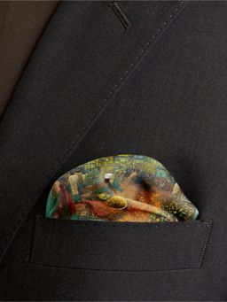 CHOKORE - Men Printed Multi-Color Pocket Square
