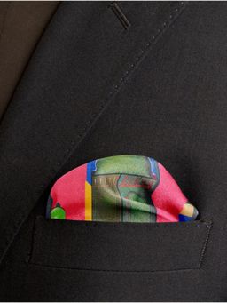 CHOKORE - Men Printed Multi-Color Pocket Square