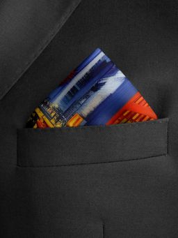 CHOKORE - Men Arte Collection Printed Multi-Color Pocket Square