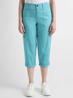 Lee - Women's Blue Capris