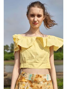 NEOFAA - Boat Neck Crop Top