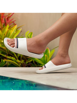 U.S. POLO ASSN. - Men Easton White Foam Walk Sliders