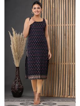 Gahan - Women Printed Viscose Rayon Straight Kurta