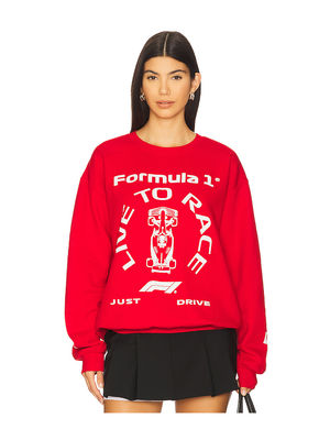 Junk Food - Mens F1 White Car Flea Market Crew Neck Sweatshirt main image 0