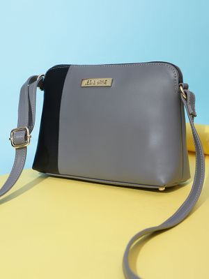 Buy Legal Bribe Dual Shade Sling Bag - Grey Online