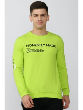 Peter England Sweatshirts : Buy Peter England Men Green Print Crew Neck  Sweatshirt Online | Nykaa Fashion.
