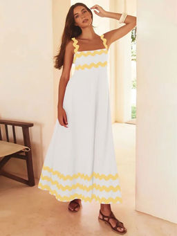 MISS MOSA BY AKANKSHA - Finn Holiday Maxi Yellow Dress