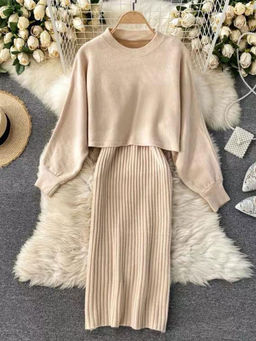 MISS MOSA BY AKANKSHA - Calisto Beige Co-Ord (Set of 2)