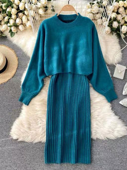 MISS MOSA BY AKANKSHA - Calisto Blue Co-Ord (Set of 2)