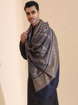 Zamour - Kashmiri Woven Ethnic Jaal Shawl