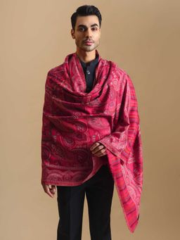 Zamour - Kani Weave Paisley Pure Wool Shawl