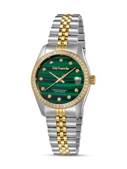 Guy Laroche - Women Rosalie Quartz Green Dial Analog Watch (Glwlh0002816) (M)