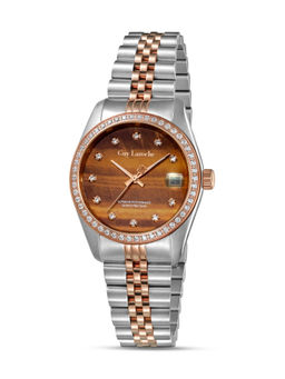 Guy Laroche - Women Rosalie Quartz Brown Dial Analog Watch (Glwlh0002818) (M)