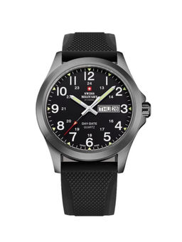 Swiss Military by Chrono - Men Swiss Made Quartz Black Dial Analog Watch (SMP36040.20) (M)