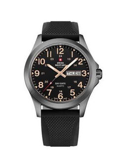 Swiss Military by Chrono - Men Swiss Made Quartz Black Dial Analog Watch (SMP36040.31) (M)