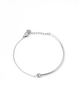 Palmonas - Sleek Bar Chain Accent Bracelet For Women - Waterproof And Anti-Tarnish