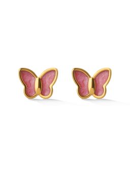 Palmonas - Pretty Butterfly Stud Earring For Women - Waterproof And Anti-Tarnish