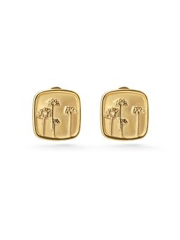 Palmonas - Artistic Square Stud Earring For Women - Waterproof And Anti-Tarnish