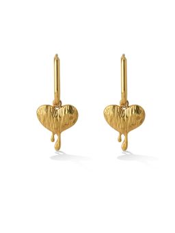 Palmonas - Melting Heart Drop Earring For Women - Waterproof And Anti-Tarnish