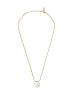 Palmonas - Minimal Pearl Charm Necklace For Women - Waterproof And Anti-Tarnish