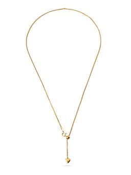 Palmonas - Cute Heart Lariat Necklace For Women - Waterproof And Anti-Tarnish