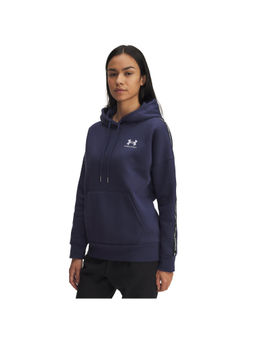 Under Armour - Women's Icon Fleece Taped Hoodie-Blue