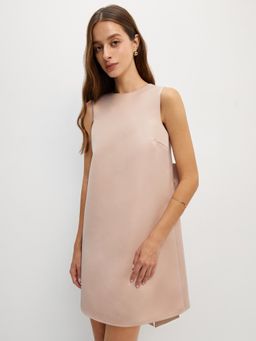 Pomelo - Bow Back Sleeveless Mini Dress - Light Pink