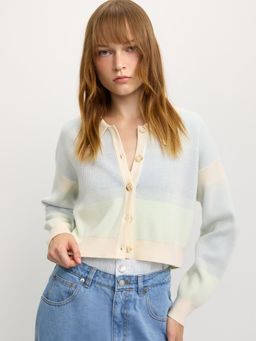 Pomelo - Gradient Knit Cardigan - Multi Color