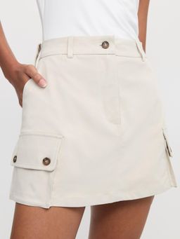 Pomelo - Cargo Mini Skirt - Beige