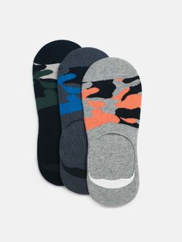 Jack & Jones - Men Graphic Multicolor Socks (Pack of 3)