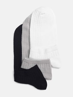 Jack & Jones - Men Solid Multicolor Socks (Pack of 3)