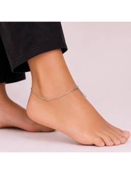 MINOUS - Silver Classic Chain Anklet