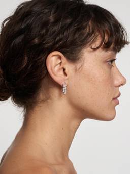 Palmonas - Ascending Crystal 925 Sterling Silver Earrings